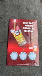 Cristal alken reclamebord blik, Verzamelen, Ophalen of Verzenden