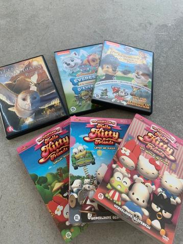 Reeks DVD’s kinderen Hello Kitty Paw Patrol beschikbaar voor biedingen