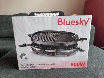 Raclette & grill Bluesky BRG908-16 - neuf!, Electroménager, Appareils à gourmet, Enlèvement, Neuf, 8 personnes et plus