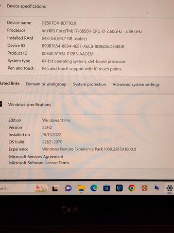 KRACHTIGE DELL PRÉCISION 5530 ALS NIEUW Windows11. beschikbaar voor biedingen