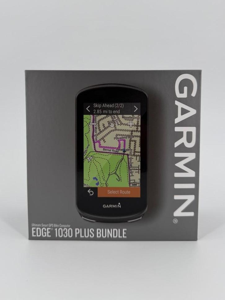 Garmin EDGE 1030 Plus Bundle, Fietsen en Brommers, Fietsaccessoires | Fietscomputers, Nieuw, Cadanssensor, Draadloos, GPS, Hartslagsensor