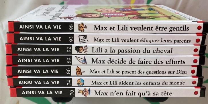 1 lot  de 7 livres MAX ET LILI pour 12€, Boeken, Kinderboeken | Jeugd | onder 10 jaar, Zo goed als nieuw, Ophalen of Verzenden