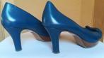 505B* LODI superbes escarpins bleus tout cuir (41/42), Comme neuf, Escarpins, Bleu, Lodi