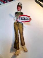 plexi publicitaire Texaco vintage - auto garage, Ophalen of Verzenden, Gebruikt, Reclamebord