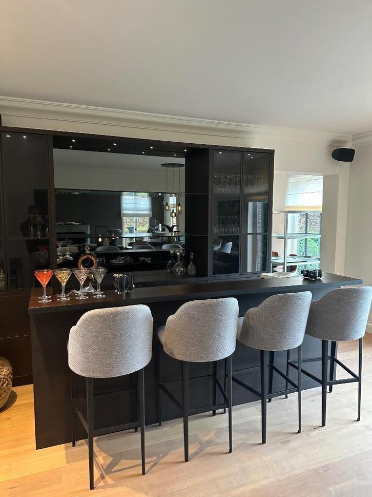 Bar - Massief donker hout, Huis en Inrichting, Barren, Ophalen