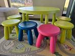 Ikea Mammut Tafel en 6 stoelen set, Kinderen en Baby's, Ophalen, Gebruikt, Stoel(en)