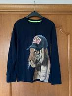 Donkerblauw t-shirt met lange mouwen, Stones and Bones, 140,, Kinderen en Baby's, Kinderkleding | Maat 140, Ophalen of Verzenden