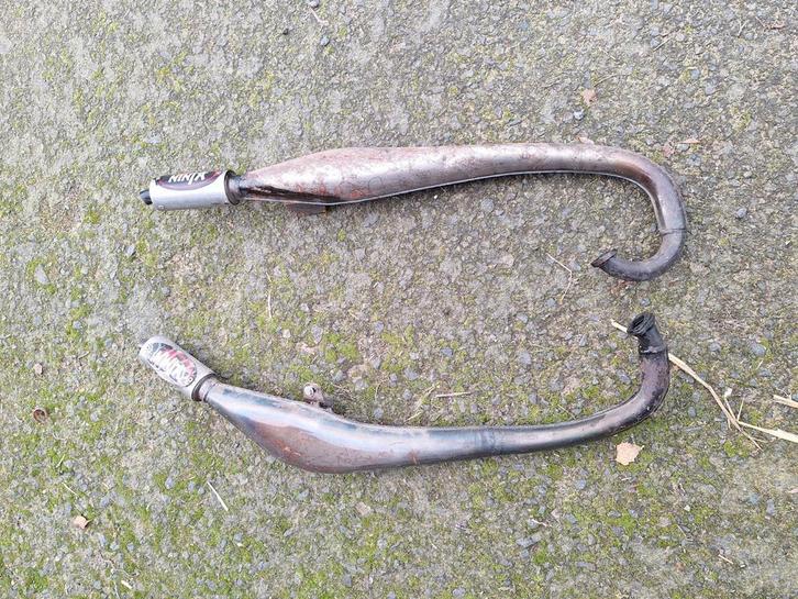 Ninja uitlaten Pocket bike / cross, Fietsen en Brommers, Brommeronderdelen | Algemeen, Zo goed als nieuw, Ophalen of Verzenden