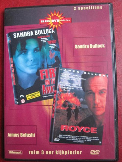 Fire on the Amazon + Royce (2 films op 1 DVD), Cd's en Dvd's, Dvd's | Actie, Zo goed als nieuw, Actie, Boxset, Vanaf 16 jaar, Ophalen of Verzenden