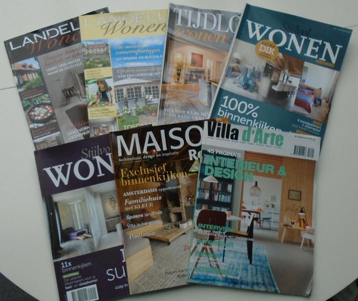 WONEN IN STIJL TIJDSCHIFTEN 7 stuks, Boeken, Tijdschriften en Kranten, Gelezen, Ophalen of Verzenden