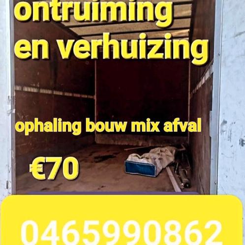 Inboedel ontruiming ophaling van bouwmix afval, Caravans en Kamperen, Verhuur