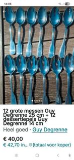 Guy Degrenne bestek, Huis en Inrichting, Keuken | Bestek, Ophalen of Verzenden, Zo goed als nieuw, Inox of Chroom, Los bestek