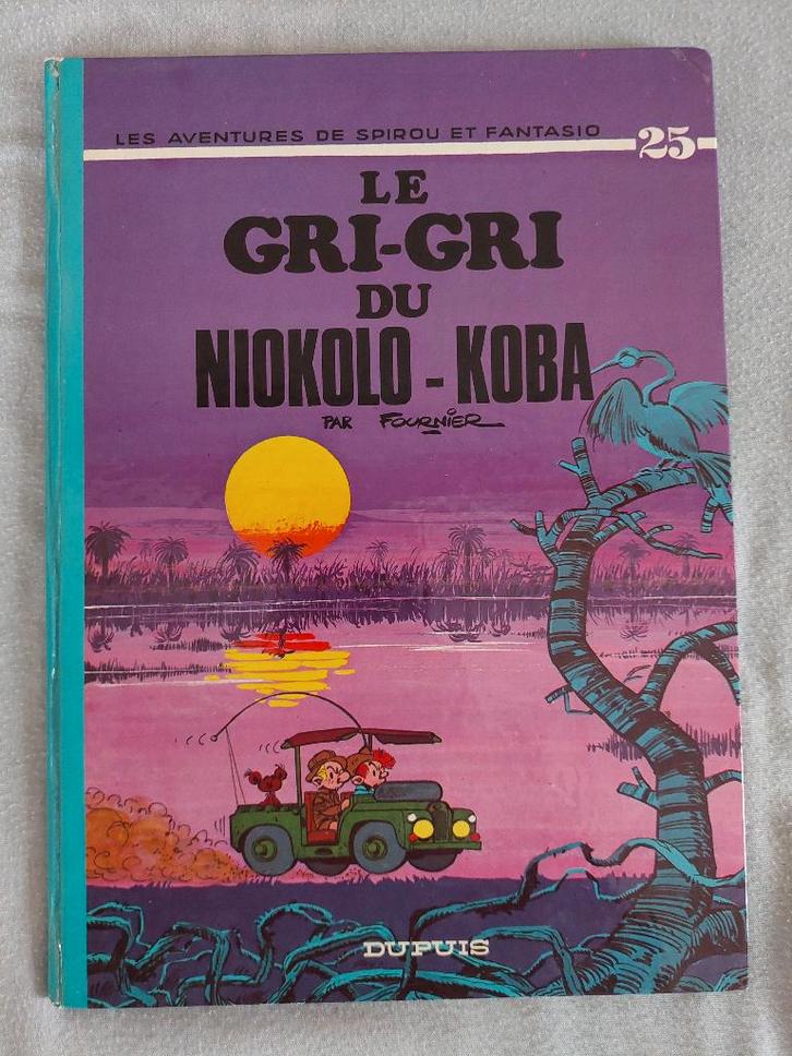 Spirou et Fantasio T.25 Le gri-gri du Niokolo-Koba  (eo), Boeken, Stripverhalen, Gelezen, Eén stripboek, Ophalen of Verzenden