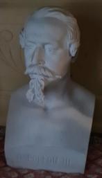 Buste van Napoleon III, gesigneerd Iselin, Antiek en Kunst, Ophalen