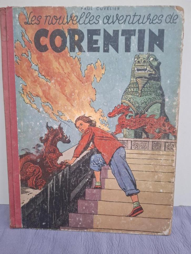 De nieuwe avonturen van Corentin Eo 1952 Lombard Cuvelier, Boeken, Stripverhalen, Ophalen of Verzenden