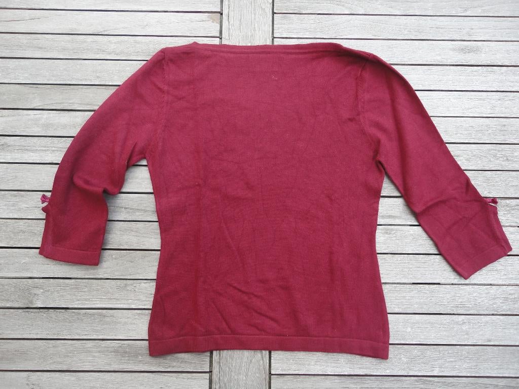 Blouse Banned (Retro & Dancing Days) (maat: S), Rouge, Enlèvement ou Envoi, Taille 36 (S), Comme neuf