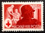 Duitse As: Rode Kruis Hongarije 1944 POSTFRIS, Timbres & Monnaies, Enlèvement ou Envoi, Autres périodes, Non oblitéré