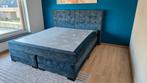 Lit boxspring moderne comme neuf., Maison & Meubles, Comme neuf, Enlèvement, 200 cm, 160 cm