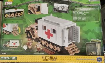 Cobi type Lego Duitse Halftrack DRK rode kruis  beschikbaar voor biedingen