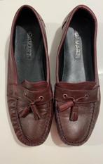 Damart bordeaux-bruine lederen mocassin (maat 38), Kleding | Dames, Schoenen, Instappers, Ophalen of Verzenden, Damart, Gedragen
