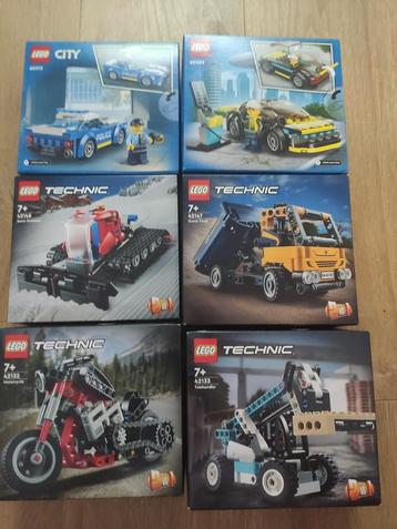 6 nieuwe lego sets, doos ongeopend!!