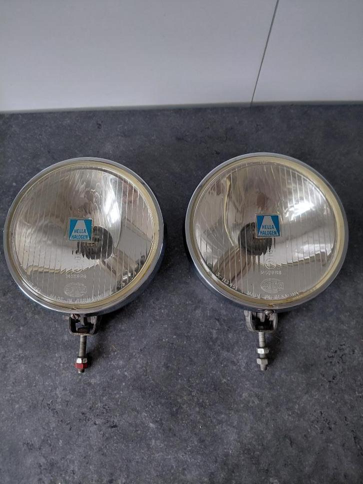 Set Hella 170 Verstralers Oldtimer VW Opel Volvo Rally, Auto-onderdelen, Verlichting, Alfa Romeo, Mercedes-Benz, Oldtimer onderdelen