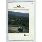 Saab European Sevice Guide Dealerlijst 1991-1992 #1 Engels, Boeken, Auto's | Boeken, Gelezen, Ophalen of Verzenden