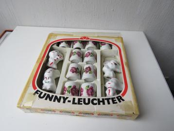Vintage kaarshouders Funny Leuchter W Germany jaren 70 beschikbaar voor biedingen