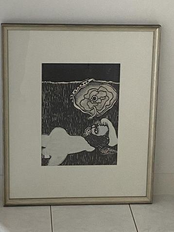 Litho Corneille 1974 handgesigneerd beschikbaar voor biedingen