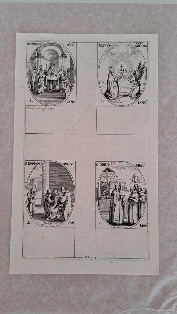 Ets Jacques Callot ( 1592-1632 ), Antiek en Kunst, Kunst | Etsen en Gravures, Ophalen