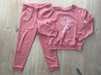JBC, oudroze sweater + sportbroek 128, Kinderen en Baby's, Kinderkleding | Maat 128, Meisje, Ophalen of Verzenden, Zo goed als nieuw