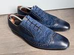 Floris van Bommel herenschoenen maat 10 / 44 H, Enlèvement ou Envoi, Chaussures à lacets, Comme neuf, Bleu