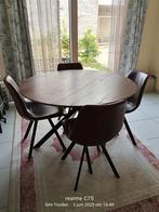 Eettafel met 4 stoelen, Ophalen, Zo goed als nieuw