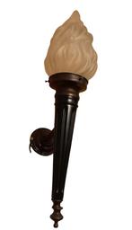 paar oude toorts/fakkellampen, Antiek en Kunst, Ophalen