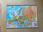 Grande carte d'Europe à accrocher, Livres, Atlas & Cartes géographiques, Comme neuf, Carte géographique, 2000 à nos jours, Enlèvement