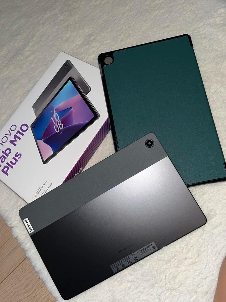 Lenovo Tab M10 + hoesje, Computers en Software, Android Tablets, Wi-Fi, 10 inch, 64 GB, Uitbreidbaar geheugen, Ophalen