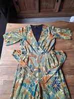 King Louie - glitterjumpsuit met tropisch motief - maat 36, Kleding | Dames, Jumpsuits, King Louie, Ophalen of Verzenden, Zo goed als nieuw