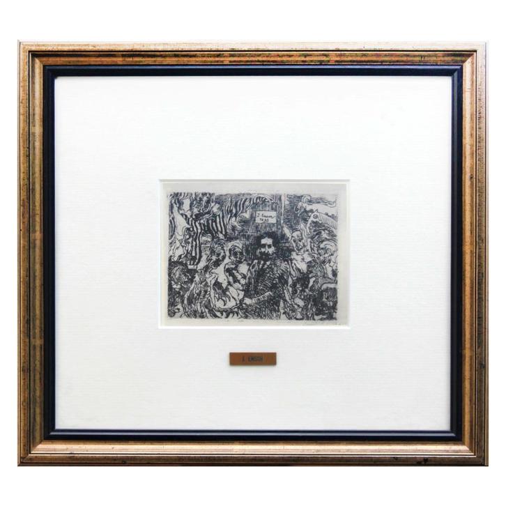 Reproductie van demonen van de kunstenaar door James Ensor, Antiek en Kunst, Kunst | Tekeningen en Fotografie, Ophalen of Verzenden