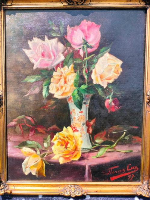 Florent Cap., Antiek en Kunst, Kunst | Schilderijen | Klassiek, Ophalen of Verzenden