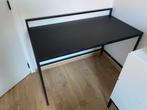 Bureau zwart modern metalen frame, Enlèvement, Comme neuf, Bureau