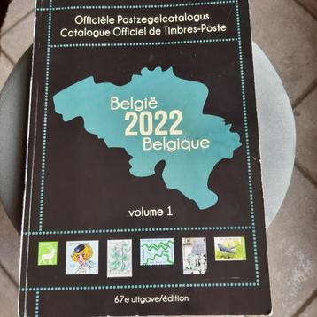 Postzegel cataloog Belgie 2022