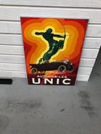 Plaque emaillée Unic automobiles (60X80cm), Enlèvement, Comme neuf