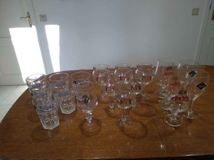 Bierglazen : 50 cent/stuk, Collections, Verres & Petits Verres, Comme neuf, Enlèvement