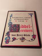 Alfabetten, cijfers en miniaturen uit de middeleeuwen, Boeken, Ophalen of Verzenden