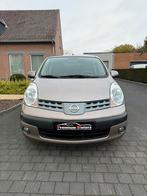 Nissan Note 1.6 benz Automaat/1STE EIG/AIRCO/LEDER, Auto's, Automaat, Testrit aan huis, Zwart, 4 cilinders