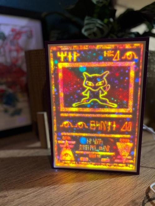 Pokémon Ancient MEW Lithophane Lightbox – Uniek Verzamelitem, Huis en Inrichting, Woonaccessoires | Tekstborden en Spreuken, Nieuw