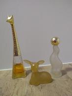 Vintage Avon 3 parfum flesjes (giraf, ree, zeehond), Collections, Bouteille de parfum, Comme neuf, Enlèvement ou Envoi