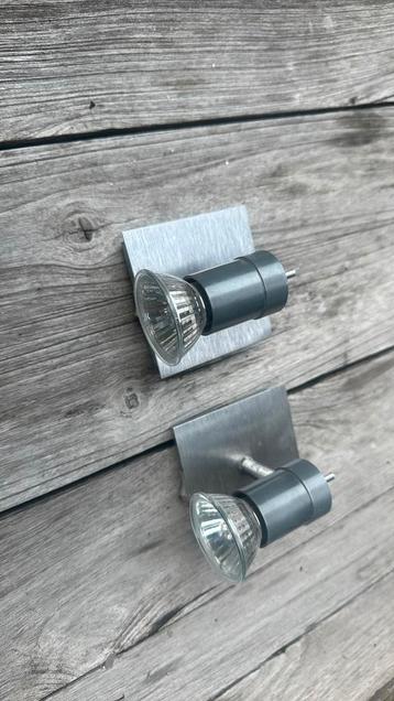 2 spots inox beschikbaar voor biedingen