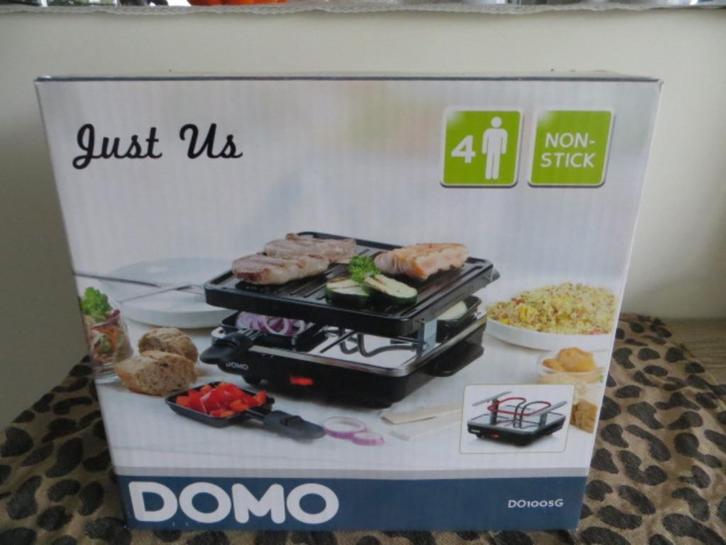 Domo : Raclette - Grill -- nieuw, Elektronische apparatuur, Gourmetstellen, Nieuw, 4 t/m 7 personen, Ophalen of Verzenden