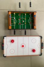 Kickertafel en airhockey mini, Gebruikt, Ophalen
